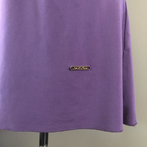 Purple Sakura Ruffle Dress - Picture 2 of 6